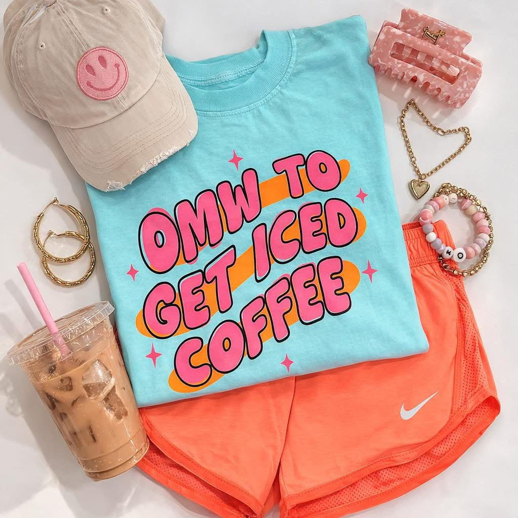 OMW To Get Iced Coffee T-shirt