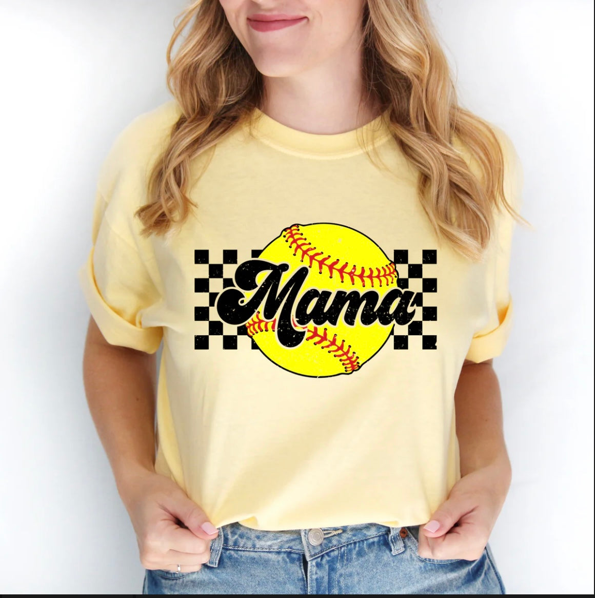 Retro Softball Mama