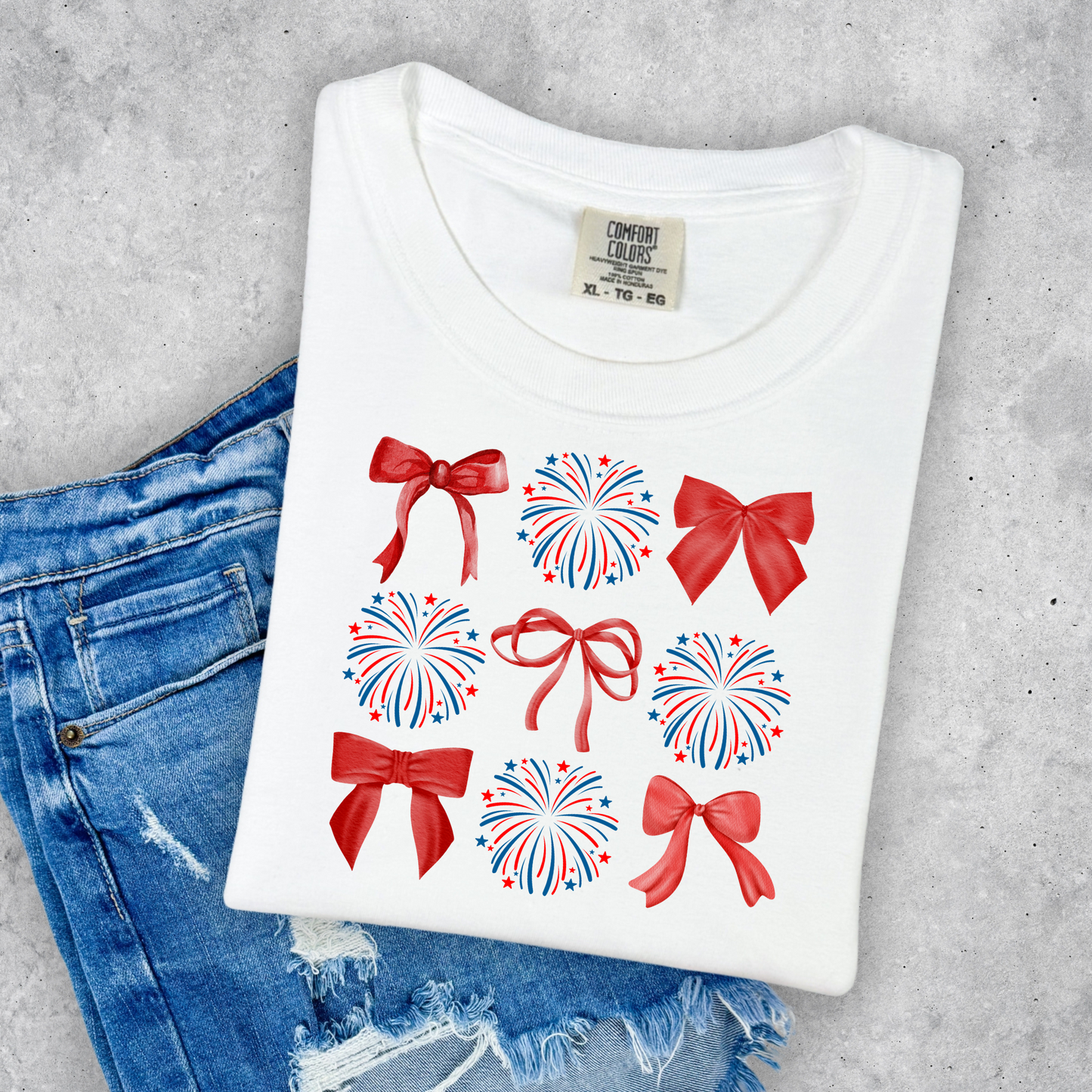 Firework Coquette Bow