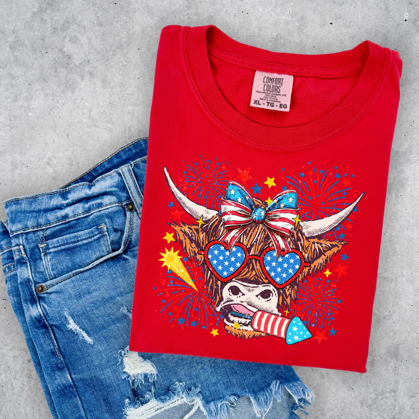 Patriotic Cow